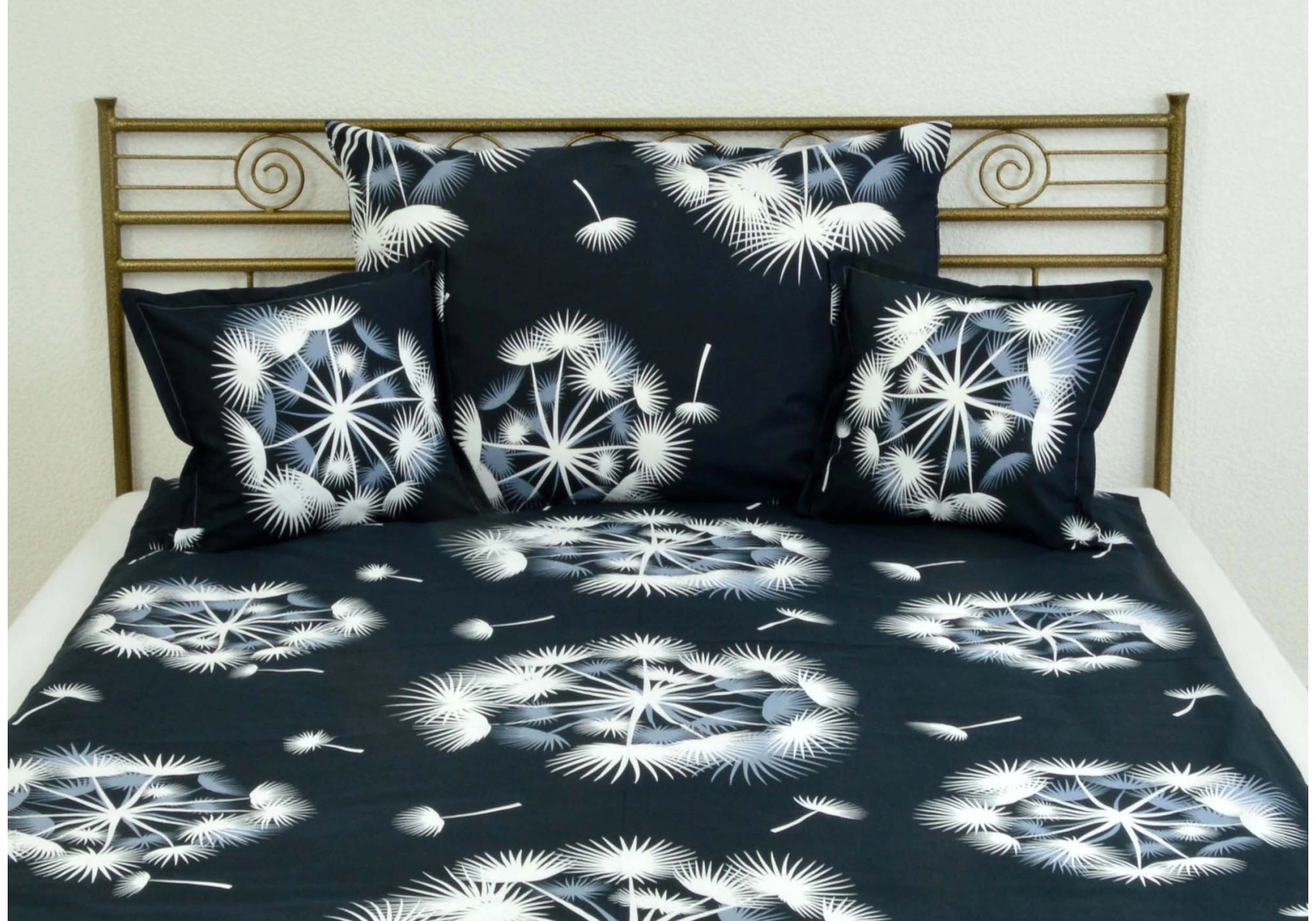 Bavlněné povlečení LUX Tmavě modré chmýří II.jakost