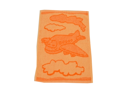 Dětské ručníky Letadlo oranžové