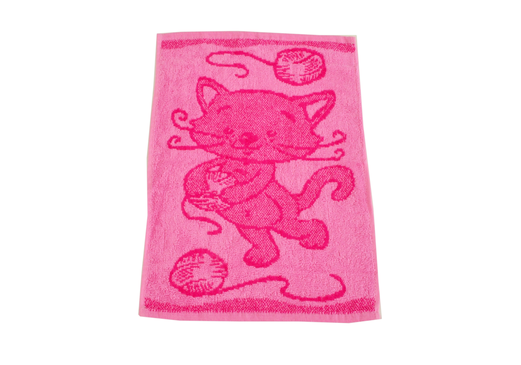 Dětské ručníky Kočička růžová