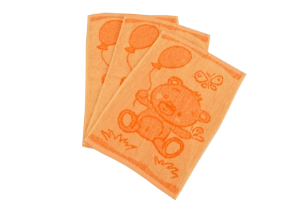 Dětské ručníky Medvídek oranžový