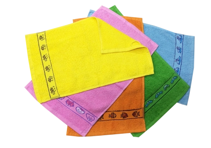 Froté ručník - KIDS modrý  s bordurou 30x50cm