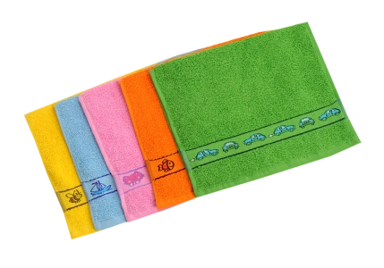 Froté ručník - KIDS modrý  s bordurou 30x50cm