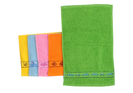 Froté ručník - KIDS růžový  s bordurou 30x50cm