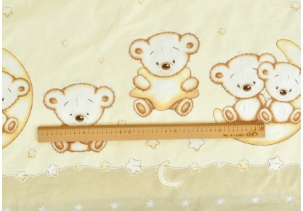 Bavlněné povlečení Hnědý medvídek