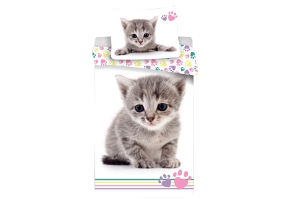 Bavlněné povlečení Kitten Colour