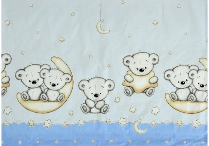 Bavlněné povlečení Modrý medvídek