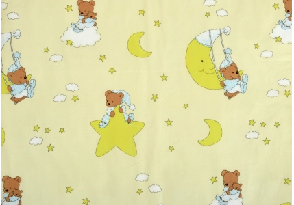 Bavlněné povlečení Měsíček na smetanovém