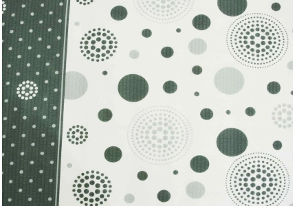 Krepové povlečení Šedivá kolečka