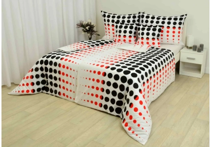 Bavlněné povlečení LUX Planety na bílém podkladu