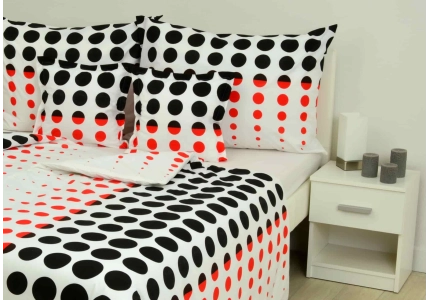 Bavlněné povlečení LUX Planety na bílém podkladu