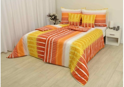 Bavlněné povlečení LUX Oranžovožluté snění