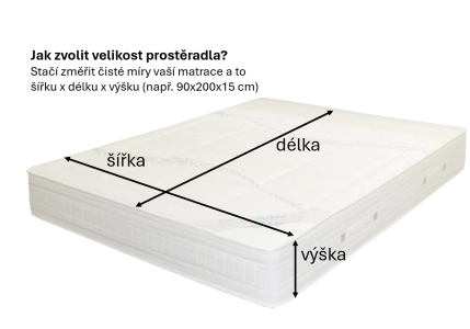 Jersey prostěradlo Tyrkysové 185g