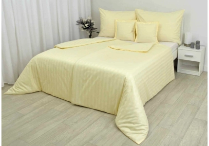 Ložní povlečení damašek - atlas gradl Šampaň  II. jakost