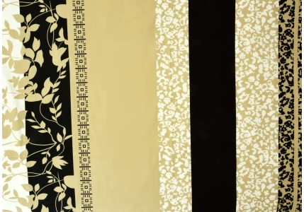 Bavlněné povlečení Hnědé kvítky  II. jakost