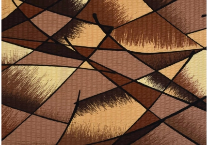 Krepové povlečení Hnědá duha