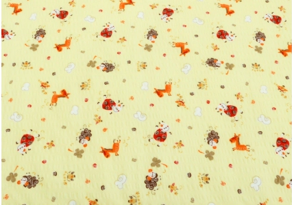 Krepové povlečení Červené ovečky