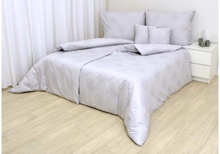 Bavlněný satén Bílé puntíky  (digitální tisk)