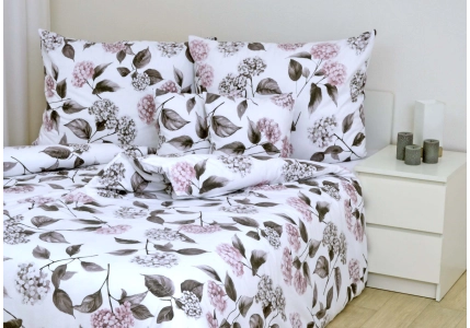 Flanelové povlečení Hortenzie