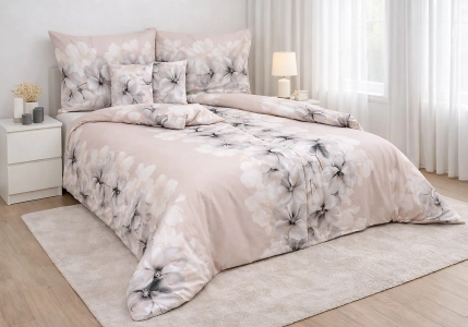 Flanelové povlečení Pastelová květina