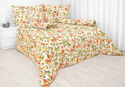 Bavlněné povlečení Lux Podzim na bílém podkladu