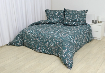 Bavlněné povlečení Smaragdová botanika