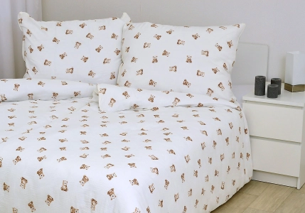 Mušelínové povlečení Medvídek