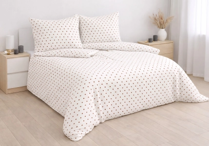 Mušelínové povlečení Srdíčka