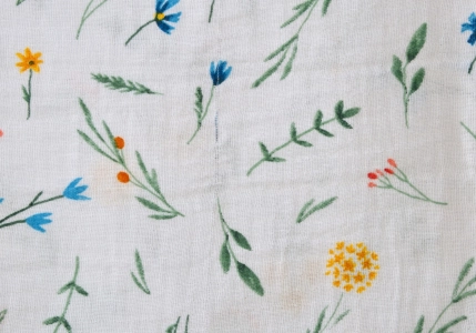 Mušelínové povlečení Rozkvetlá louka II. jakost