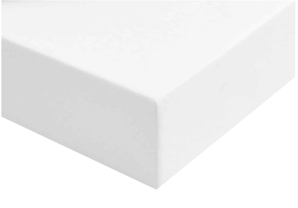 Prostěradlo plátno Bílé do gumy - partie