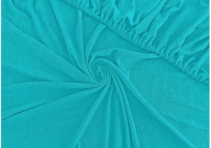 Froté prostěradlo Tyrkysové 90x200 - II. jakost