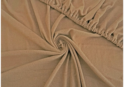 Froté prostěradlo Oříšek 90x200 - II. jakost