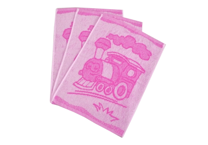 Dětské ručníky Mašinka růžová