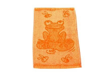 Dětské ručníky Žabka oranžová