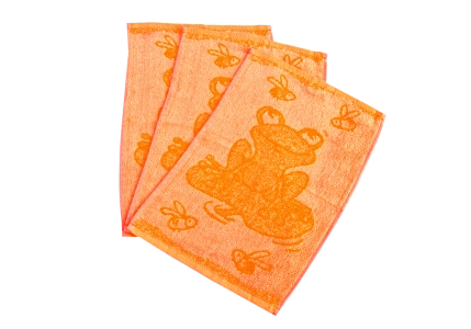 Dětské ručníky Žábka oranžová
