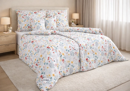 Krepové povlečení Luční kvítí