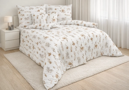 Krepové povlečení Herbář