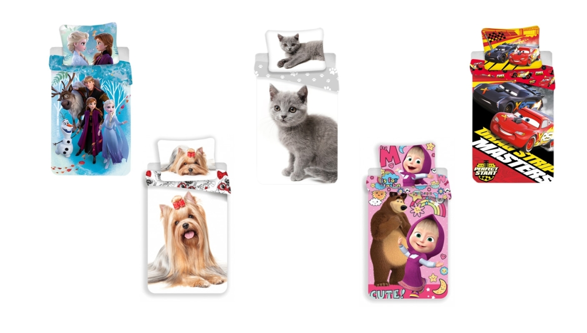 Povlečení pro děti: 5 nejoblíbenějších motivů, které si děti zamilují