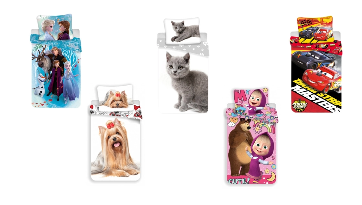 Povlečení pro děti: 5 nejoblíbenějších motivů, které si děti zamilují